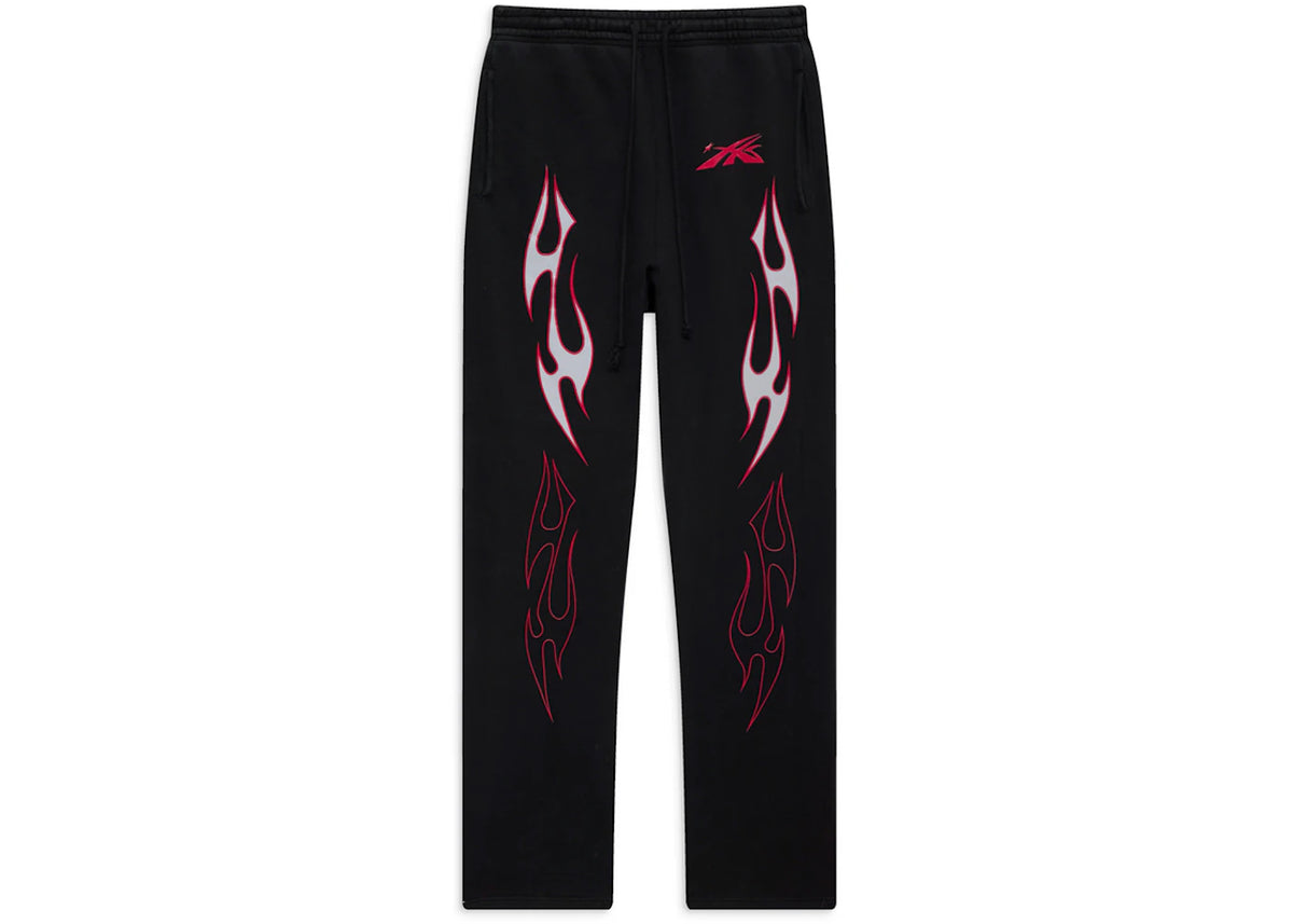 Hellstar Sports Future Flame Sweatpants Black