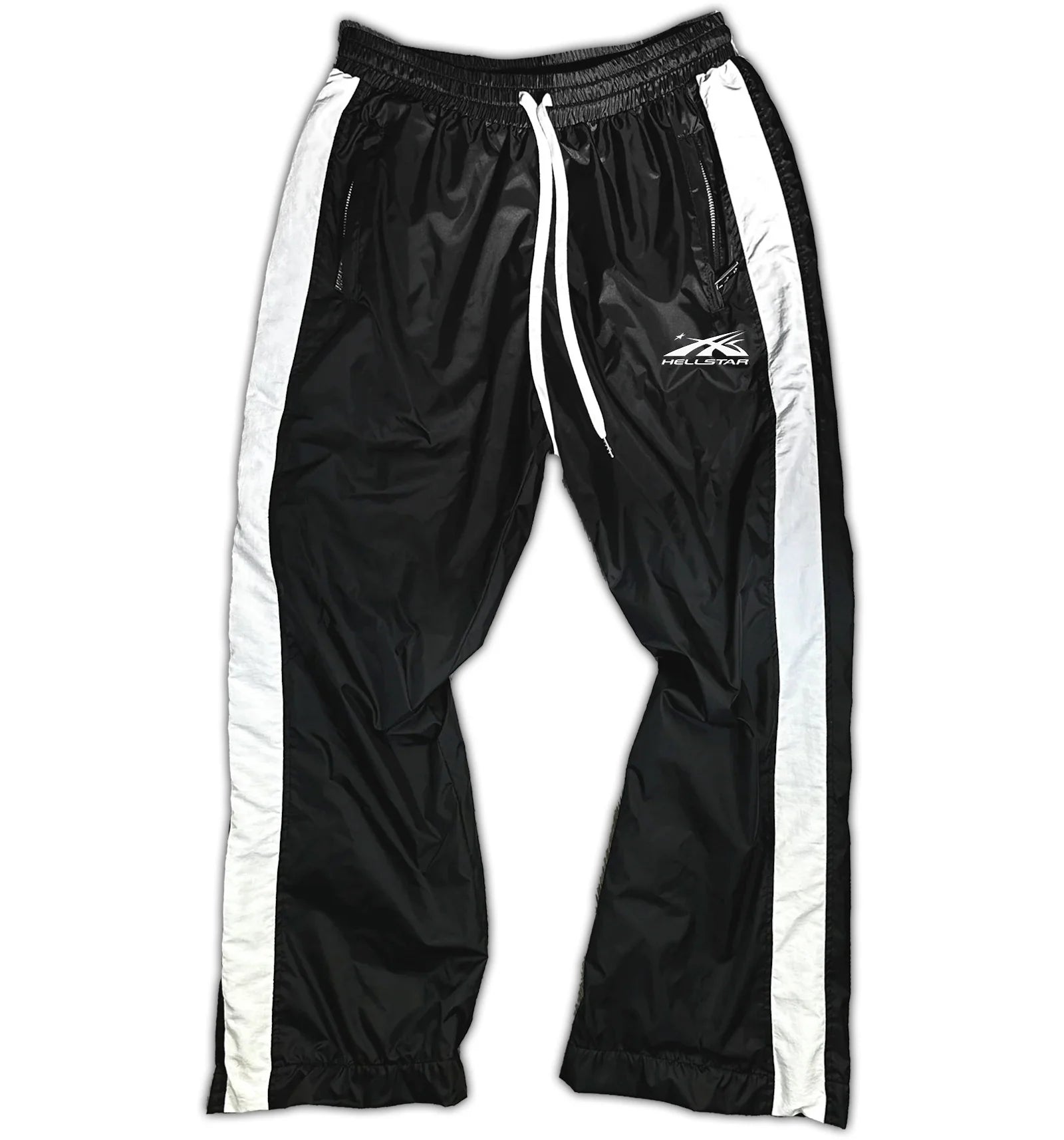 Hellstar Side Stripe Track Pant Black/ White