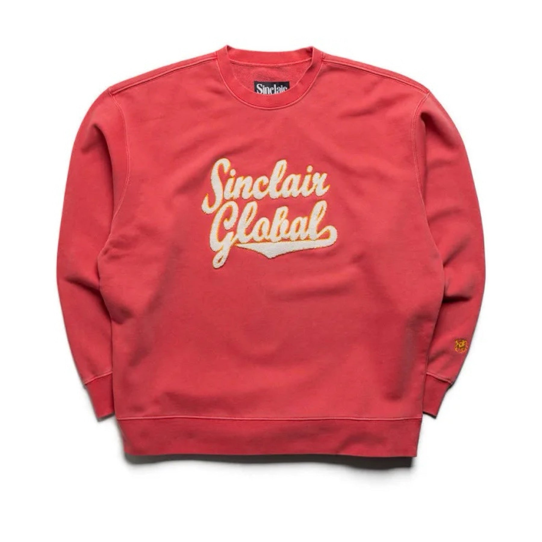 Sinclair Chenille Crewneck Red