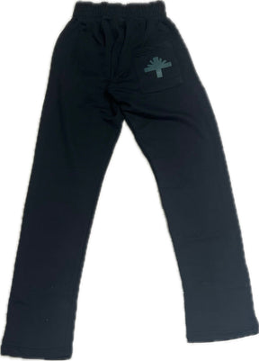 VERTABRAE Sweatpants Green/Black