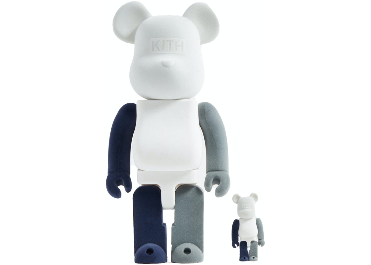 Kith Kithmas 2021 Bearbrick 100% & 400% Set Concrete