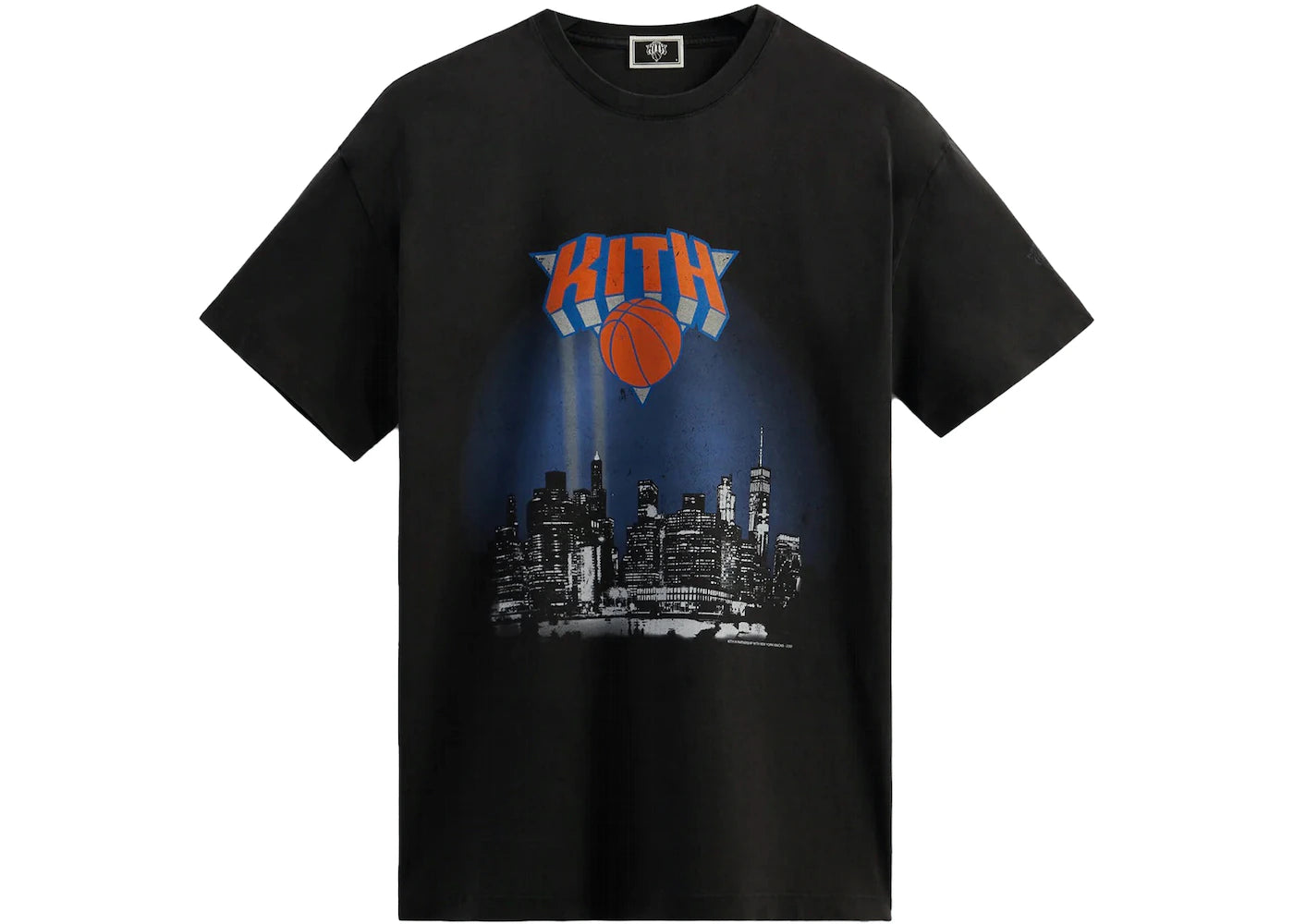 Kith New York Knicks City Vintage Tee Black