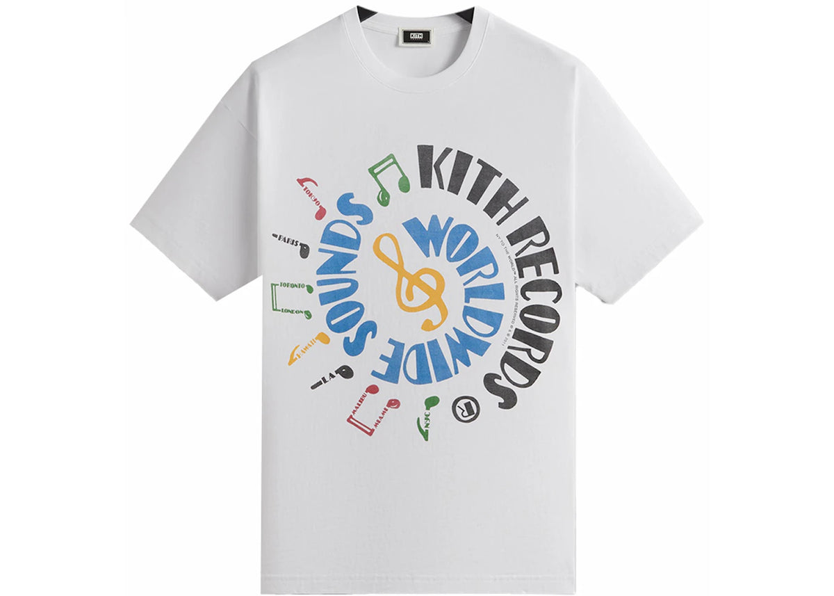 Kith Records Vintage Tee White