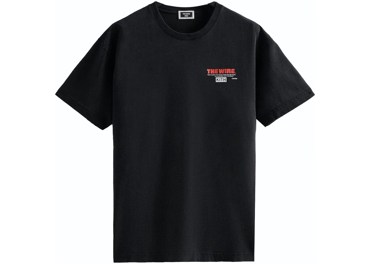 Kith The Wire Bodie Vintage Tee Black