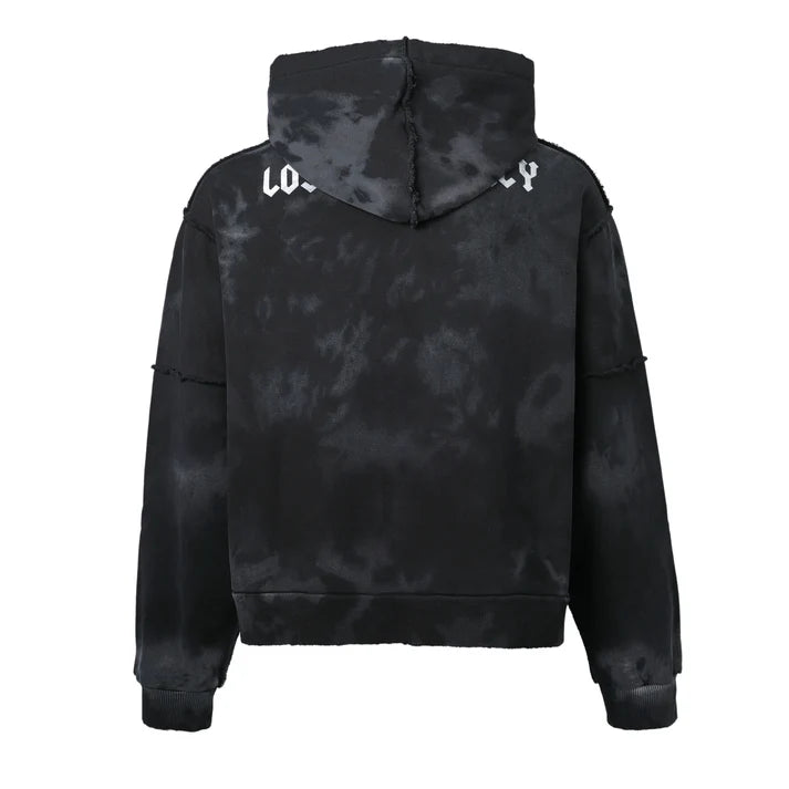 Lost Intricacy Black Rhinestone Zip Up Hoodie