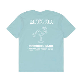 Sinclair Members Club Tour Tee  Light Blue