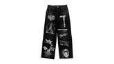 Mixed Emotion Canvas Denim Black
