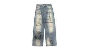 Mixed Emotion Canvas Denim Blue