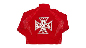 Mixed Emotion Classic Nylon Jacket Red