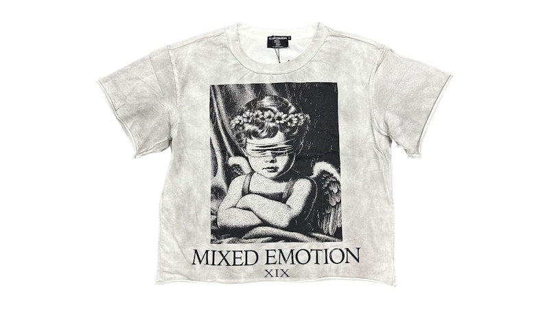 Mixed Emotion Oversize XIX Tee White