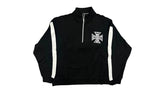 Mixed Emotion Quarter Zip Jacket Black