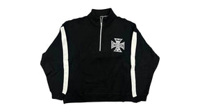 Mixed Emotion Quarter Zip Jacket Black