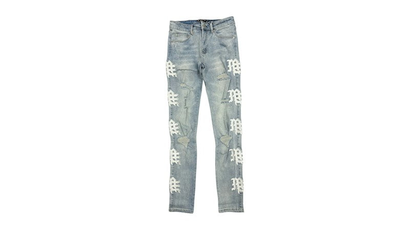 Mixed Emotion Sea Monogram Denim Blue