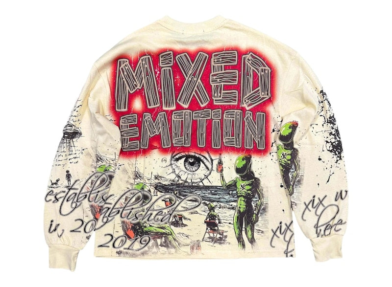 Mixed Emotions Art Club Longsleeve Cream - Stockx_View_02
