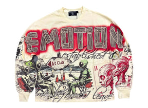 Mixed Emotions Art Club Longsleeve Cream