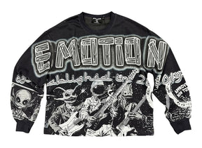 Mixed Emotions Astro Longsleeve Black