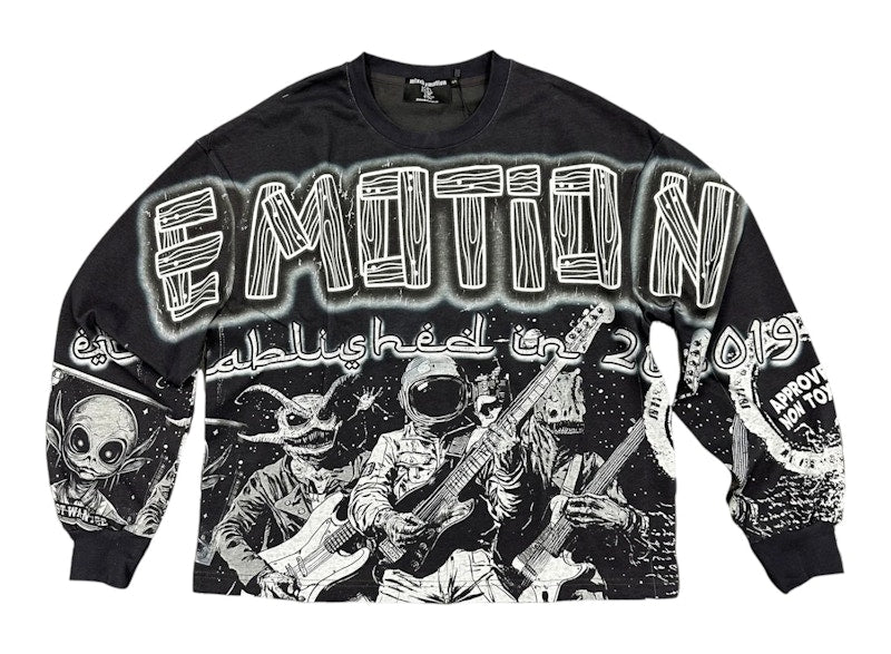 Mixed Emotions Astro Longsleeve Black