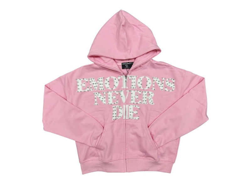 Mixed Emotions End Hoodie Pink