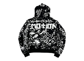 Mixed Emotions Graffiti Hoodie Black - Stockx_View_02