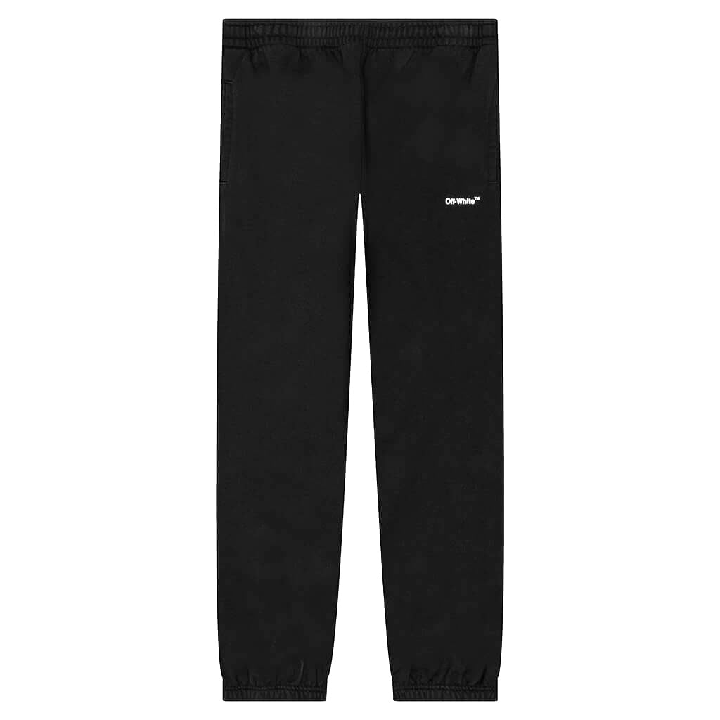 OFF-WHITE Wave Outline Diag Slim Sweatpants Black