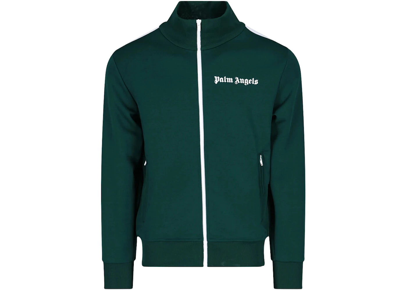 Palm Angels Track Jacket Green/White/Black