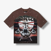 GODSPEED Air Strike T-shirt Brown Wash