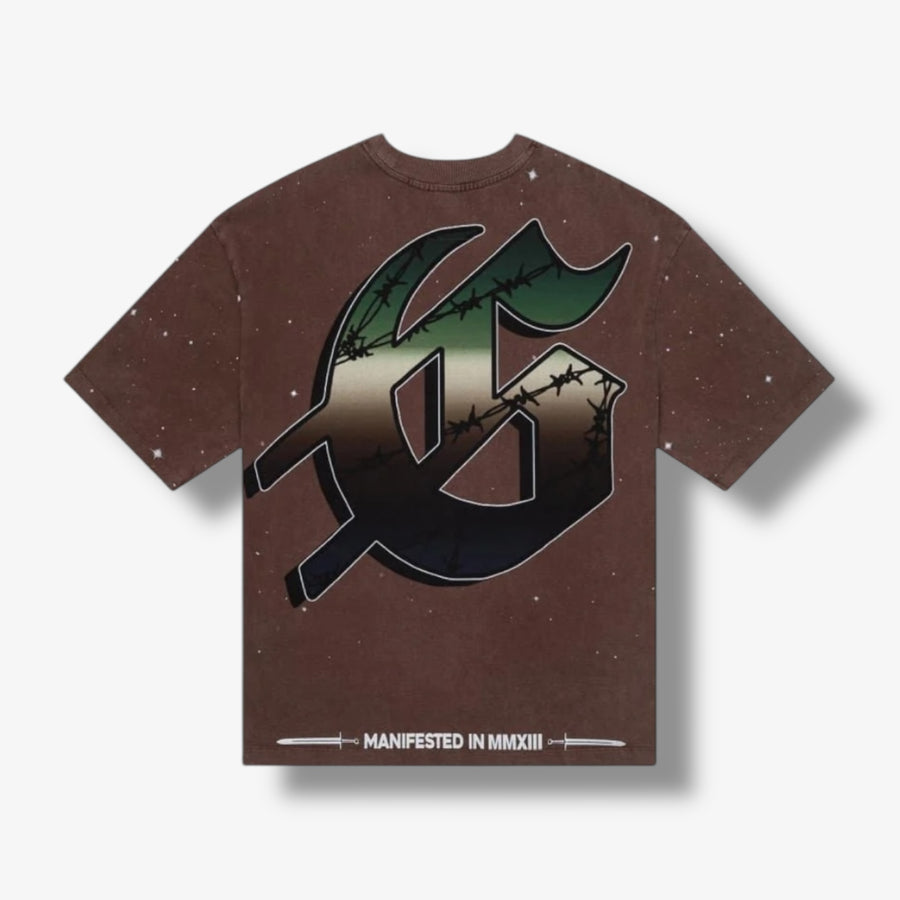 GODSPEED Air Strike T-shirt Brown Wash