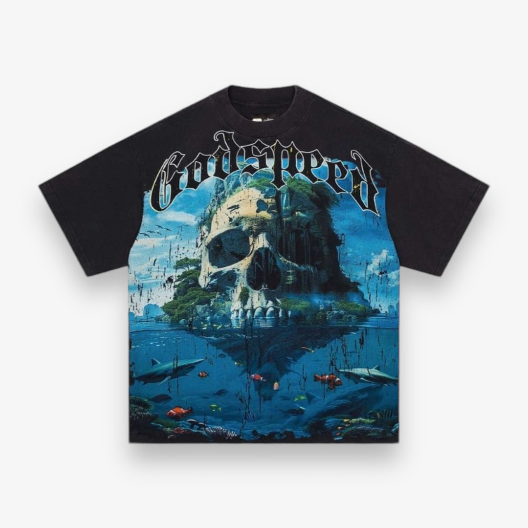 GODSPEED GS Island 2 T-Shirt Black Wash