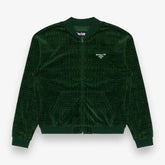 Sinclair Croc Velour Track Jacket Green
