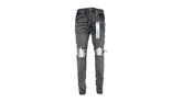 Purple Brand Grey Dirty Blowout Jean Black