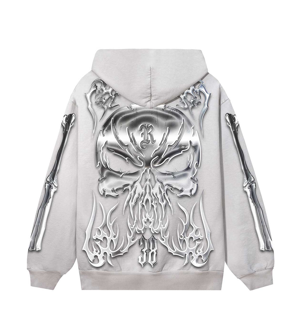 Revenge Chromed Out Hoodie Cement