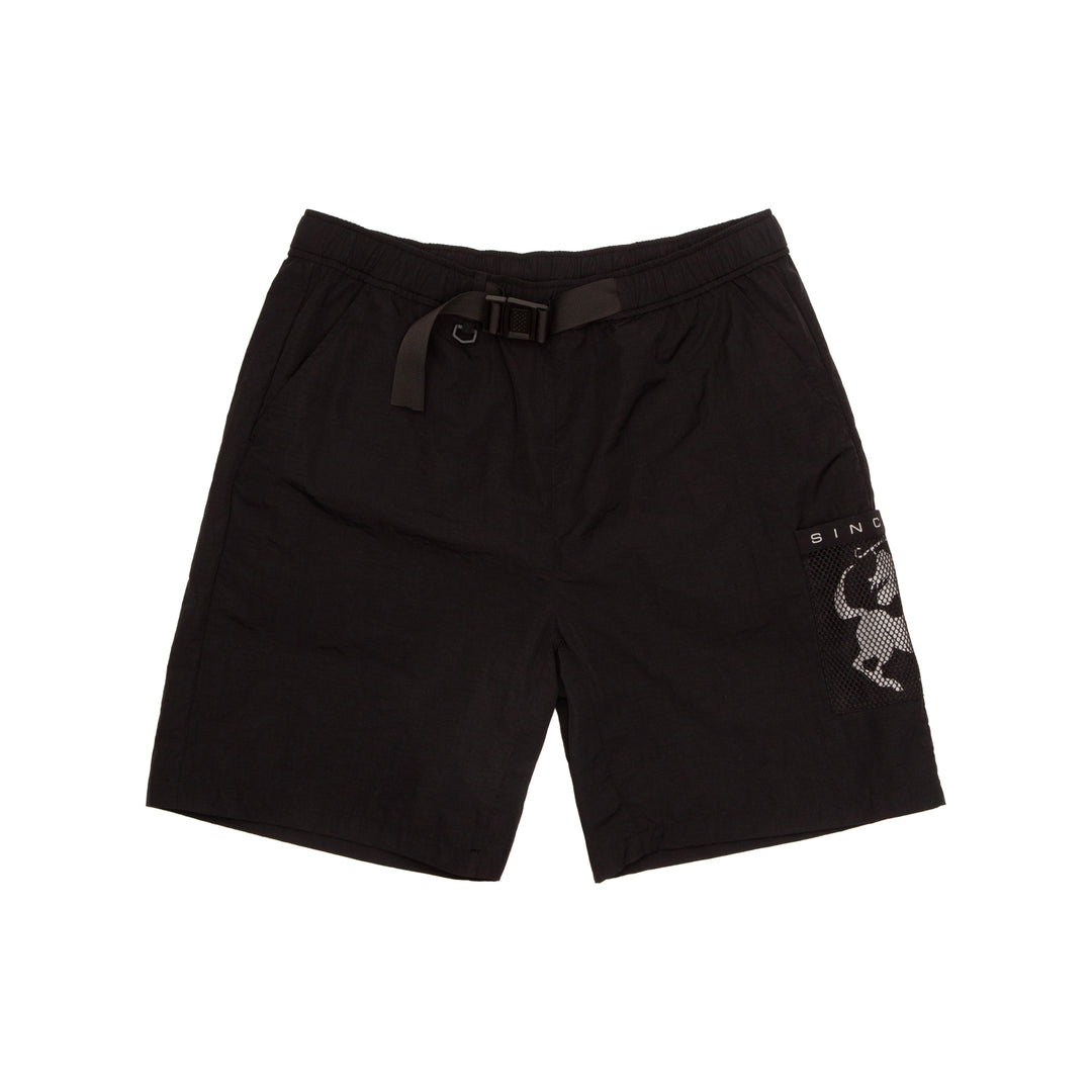 Sinclair Mesh Pocket Shorts Black