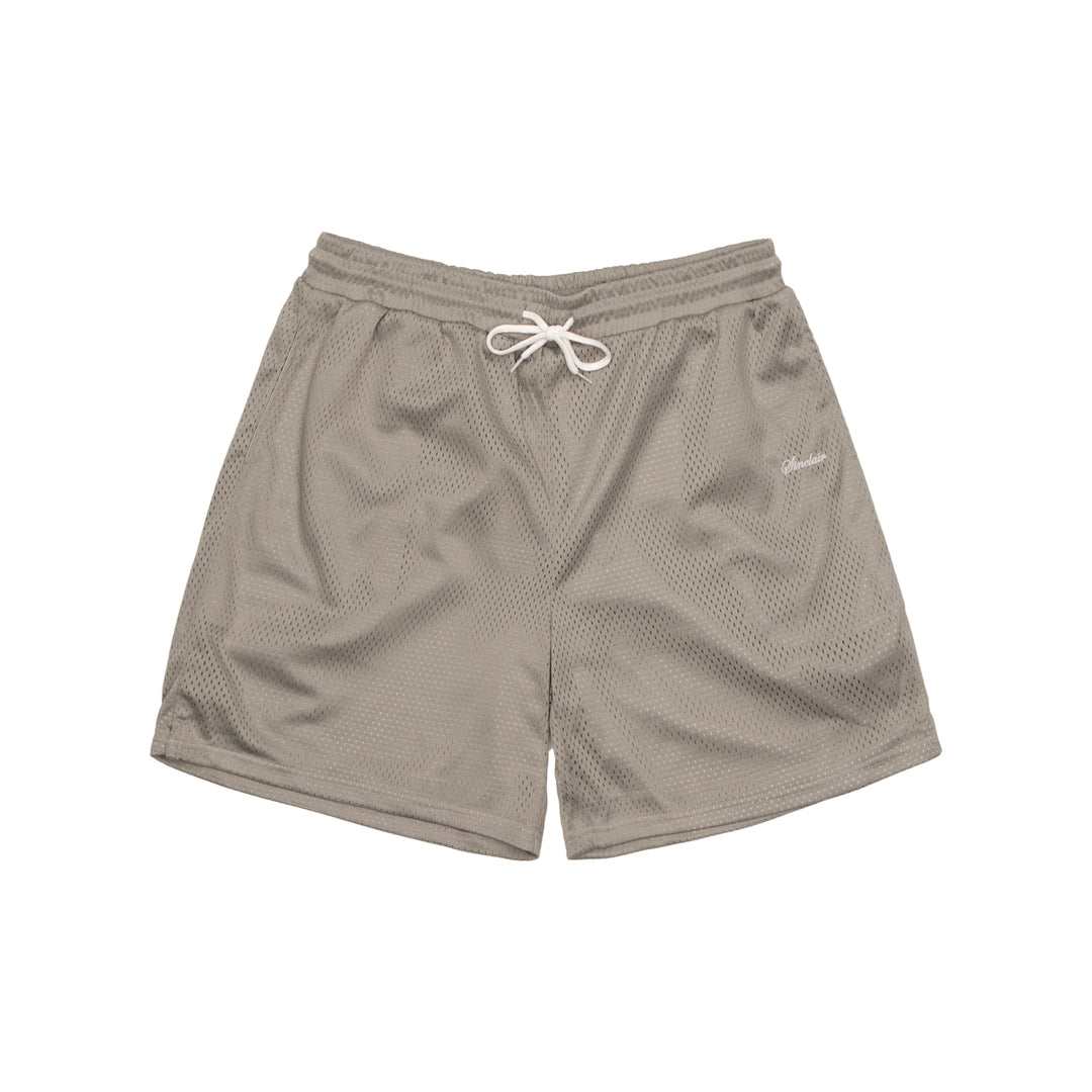 Sinclair Mini Script Mesh Shorts Grey