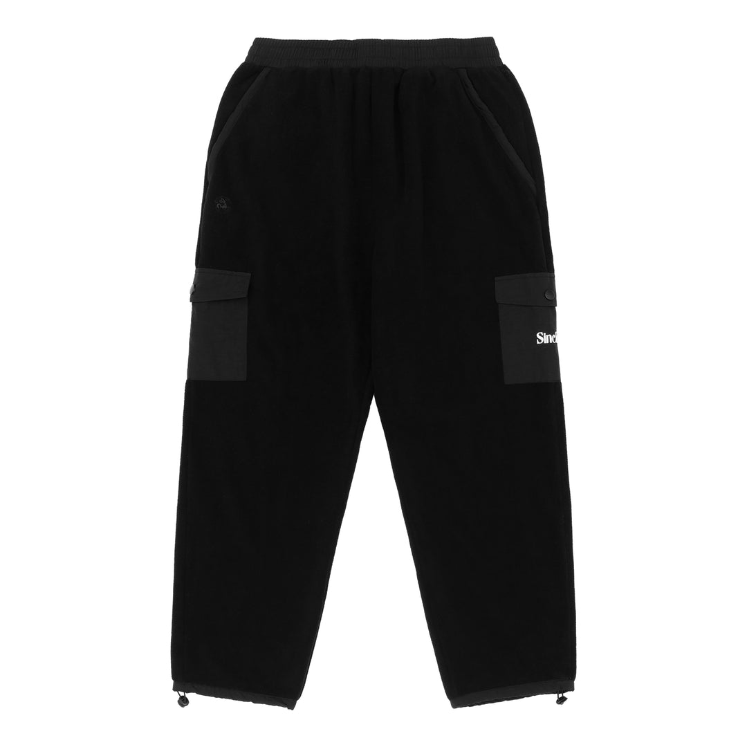 Sinclair Cargo Pocket Fleece Pant Black