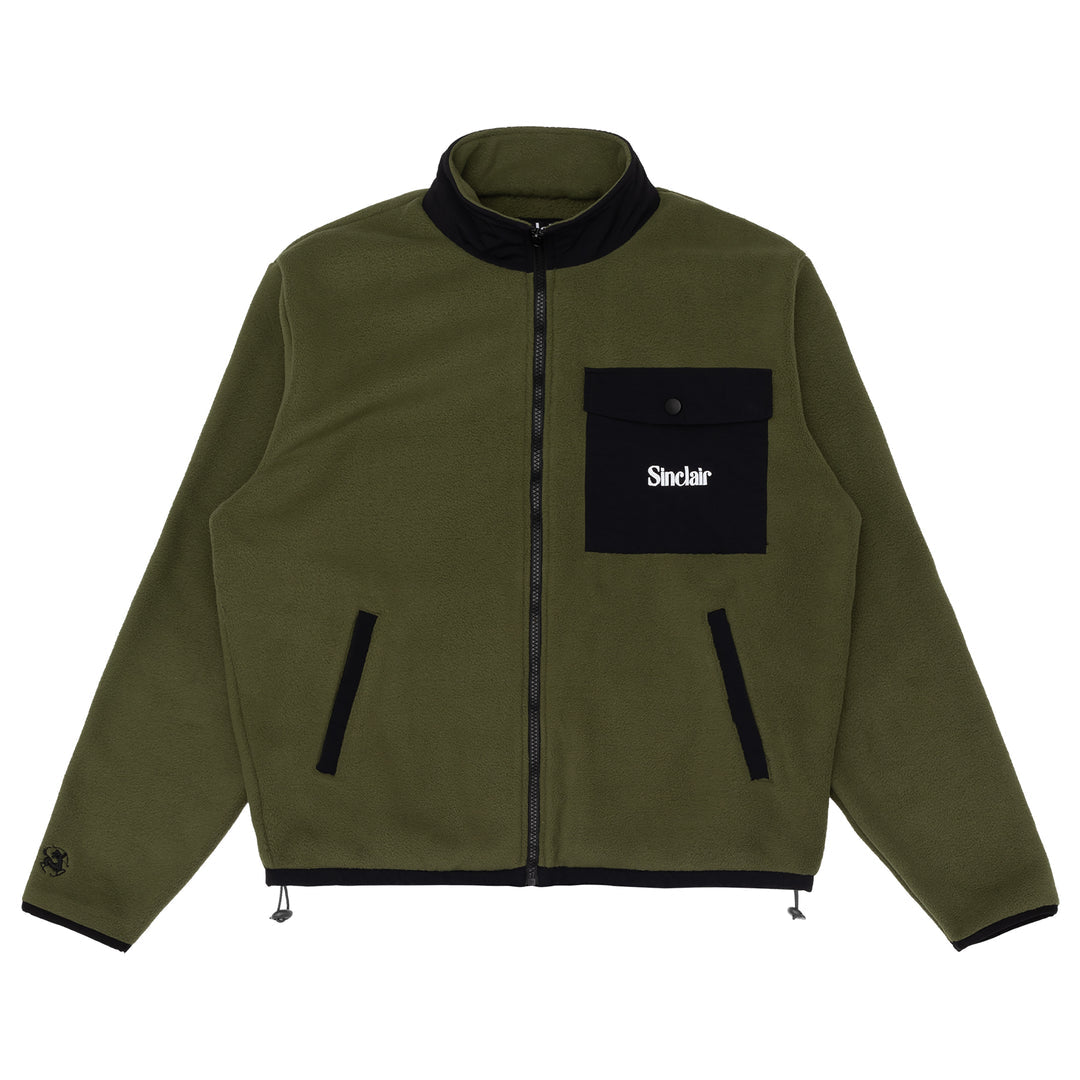 Sinclair Cargo Pocket Fleece Olive