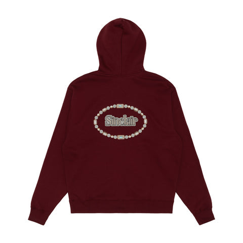 Sinclair VVS Zip Up Hoodie Burgundy