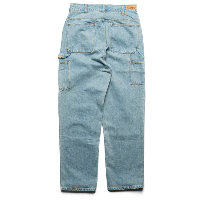 Sinclair Rigid Denim Light Wash Cargo Pants