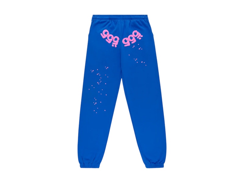 Sp5der Angel Number Sweatpant Blue