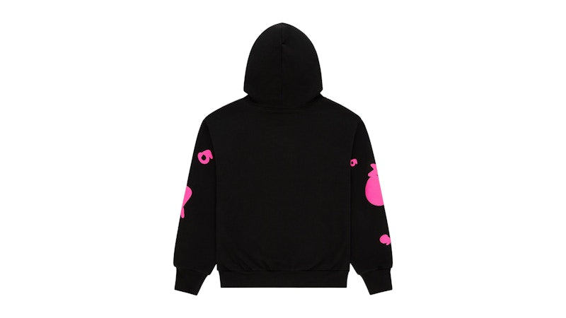 Sp5der Beluga Angel Number Hoodie Black