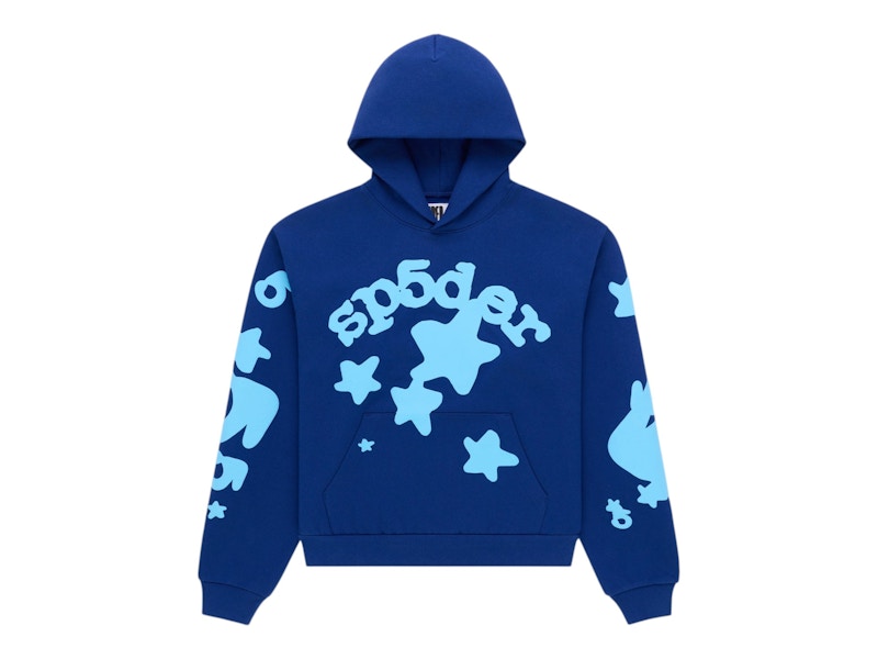 Sp5der Beluga Hoodie (SS26) Navy Blue