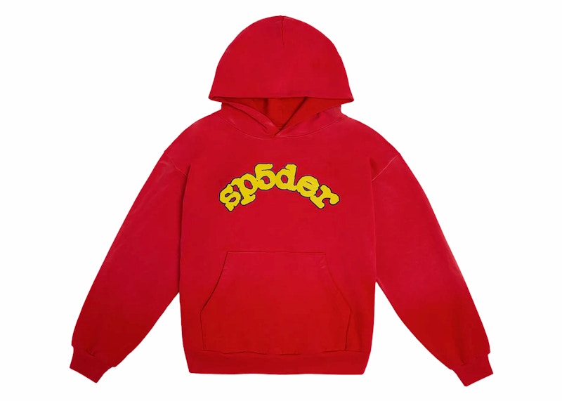 Sp5der OG Logo Hoodie Red