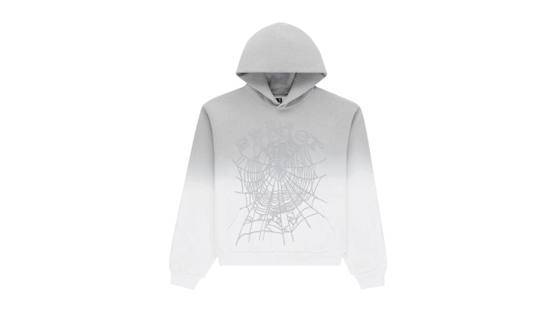 Sp5der OG Web V2 Ombre Hoodie Sport Grey