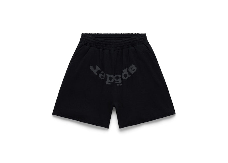 Sp5der OG Web V2 Phantom Sweatshort Black