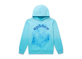 Sp5der OG Web V2 Spray Hoodie Light Blue