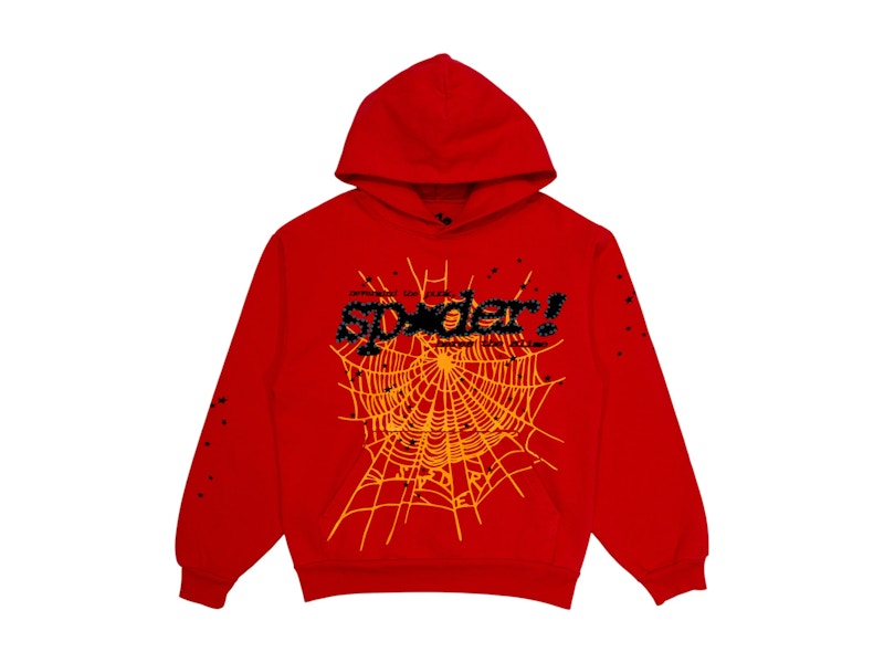 Sp5der P*NK V2 Hoodie Red