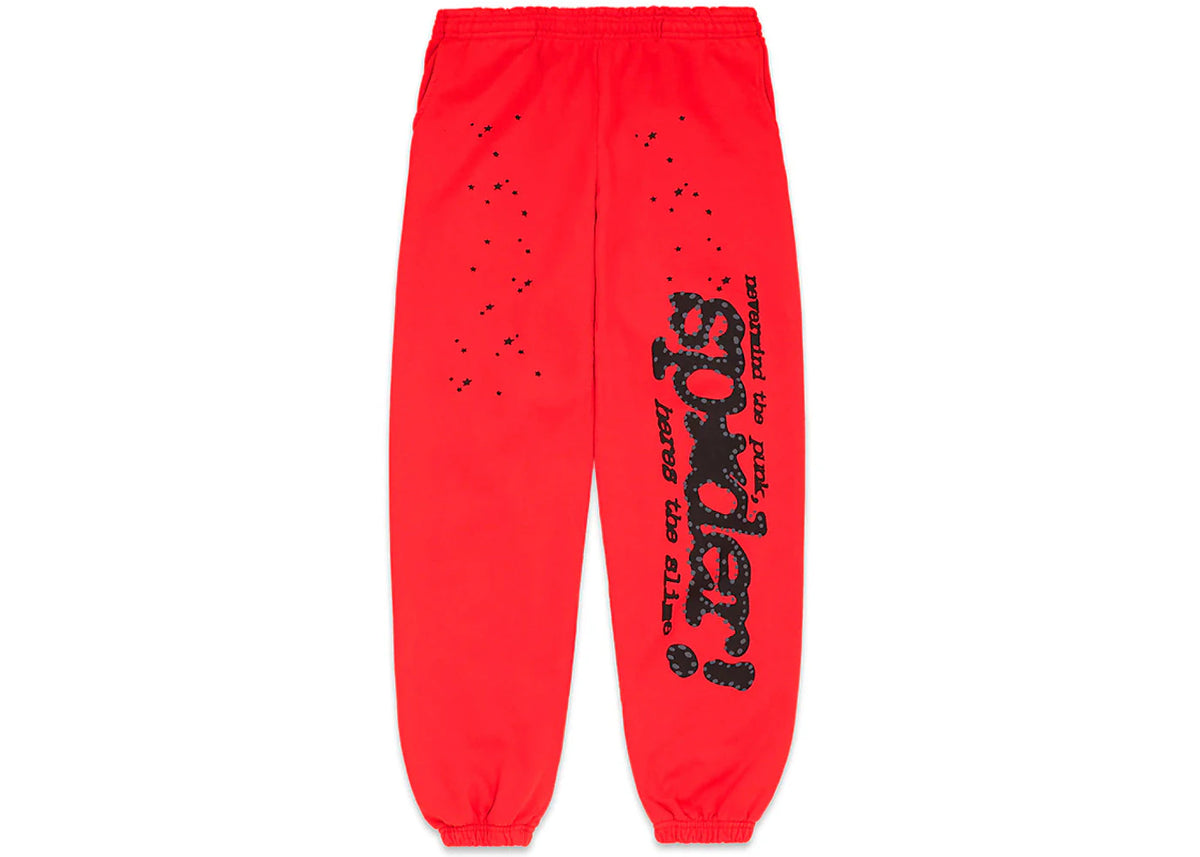 Sp5der P*NK V2 Sweatpant Red