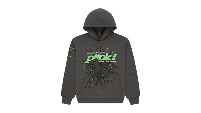 Sp5der Punk V2 Hoodie Slate