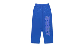 Sp5der Rhinestone Punk V2 Sweatpant Blue