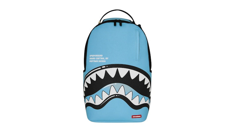Sprayground Shark Central Bubble Shark Backpack Blue