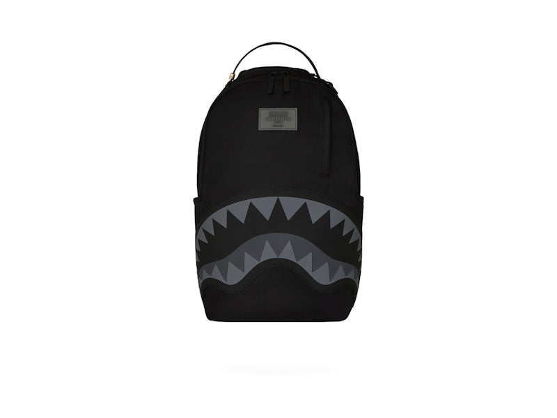 Sprayground Shark Central Nylon Backpack Black